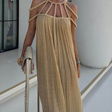 Ruth - Lightweight Draped Maxi Dress