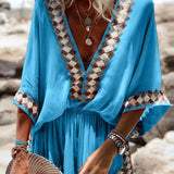 Miriam - Loose Beach Long Sleeve Romper