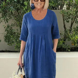 Bridget - Loose Dress with Pockets