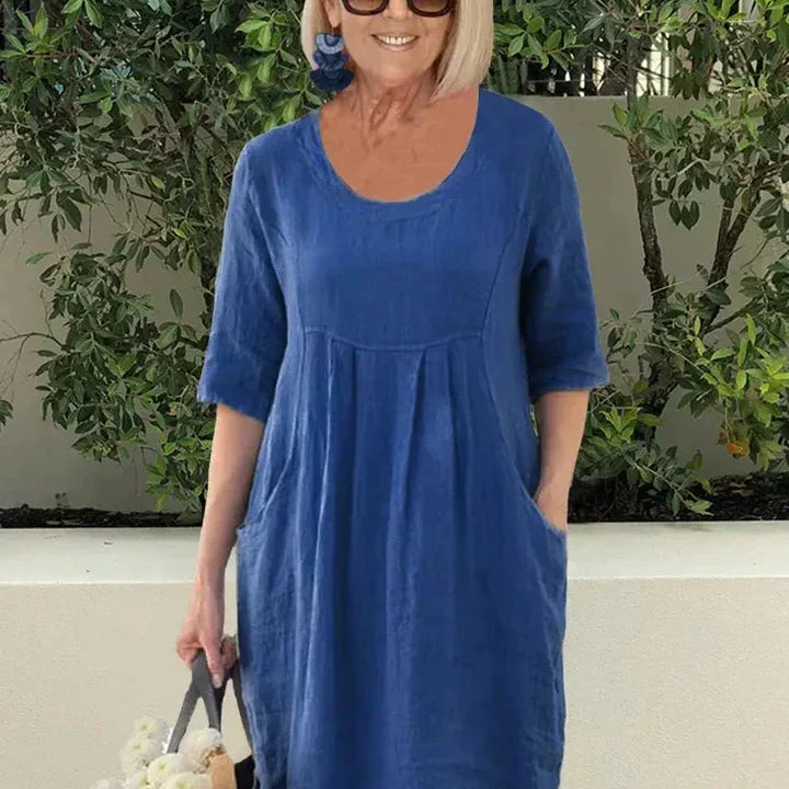 Bridget - Loose Dress with Pockets