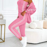Alex™ Set sport – Set de damă din trei piese cu jachetă baseball și pantaloni