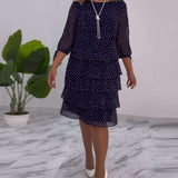 Liliana’s Charm™ Rochie elegantă de iarnă cu acoperire pentru burtă