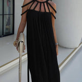 Ruth - Lightweight Draped Maxi Dress