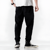 Jitsu™ - Pantaloni din catifea raiată Albastru