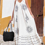 Rachel - Loose V-Neck Maxi Dress