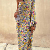 Mabel - Classic One Shoulder Maxi Dress