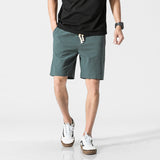 Daiki - Pantaloni scurți confortabili din bumbac Negru