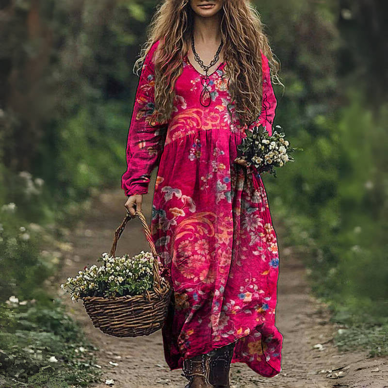 Rosalie™ Rochie vintage florală