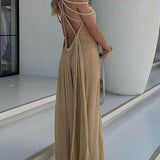 Ruth - Lightweight Draped Maxi Dress