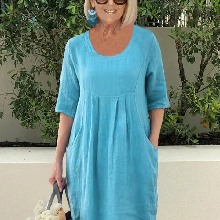 Bridget - Loose Dress with Pockets