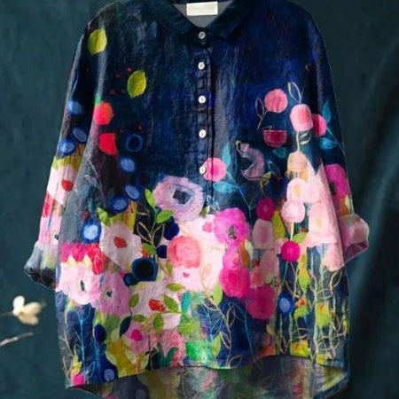Lila™ Bluză cu imprimeu floral