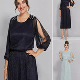 Elysian™ Rochie elegantă de toamnă-iarnă într-un stil nou
