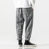 Kosei - Pantaloni confort din bumbac Negru