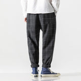 Kosei - Pantaloni confort din bumbac Negru