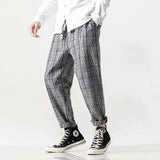 Kosei - Pantaloni confort din bumbac Negru