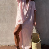 Jillian - Loose Shirt Maxi Dress