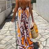 Charlie - Printed Sleeveless Maxi Dress