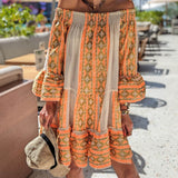 Joyce - Boho Off Shoulder Mini Dress