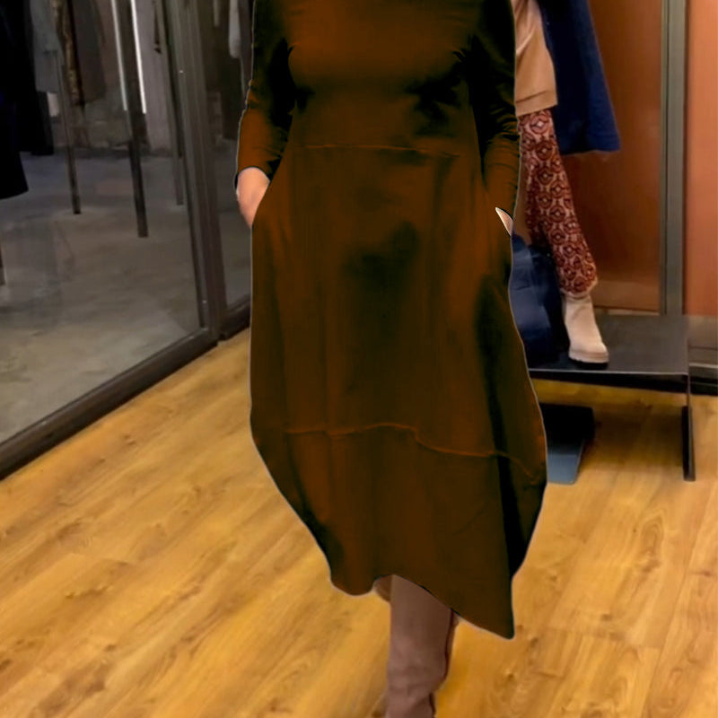 Clara™ Rochie Midi de Primăvară cu Acoperire pentru Burtă