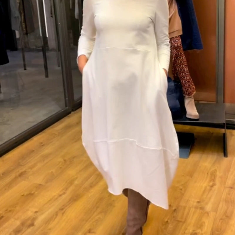 Clara™ Rochie Midi de Primăvară cu Acoperire pentru Burtă