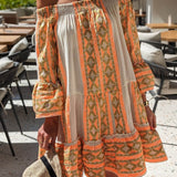 Joyce - Boho Off Shoulder Mini Dress