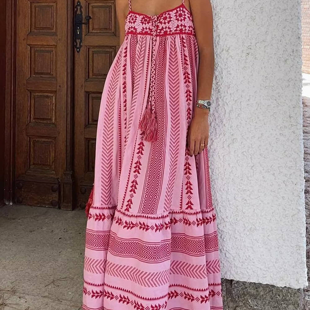 Michaela - Casual Sleeveless Maxi Dress