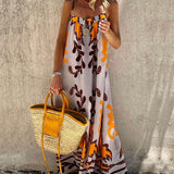 Charlie - Printed Sleeveless Maxi Dress
