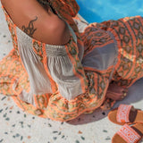 Joyce - Boho Off Shoulder Mini Dress