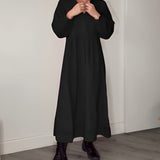 Cathlin™ Rochie lungă cu decolteu în V