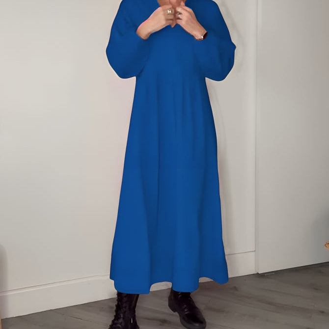 Cathlin™ Rochie lungă cu decolteu în V