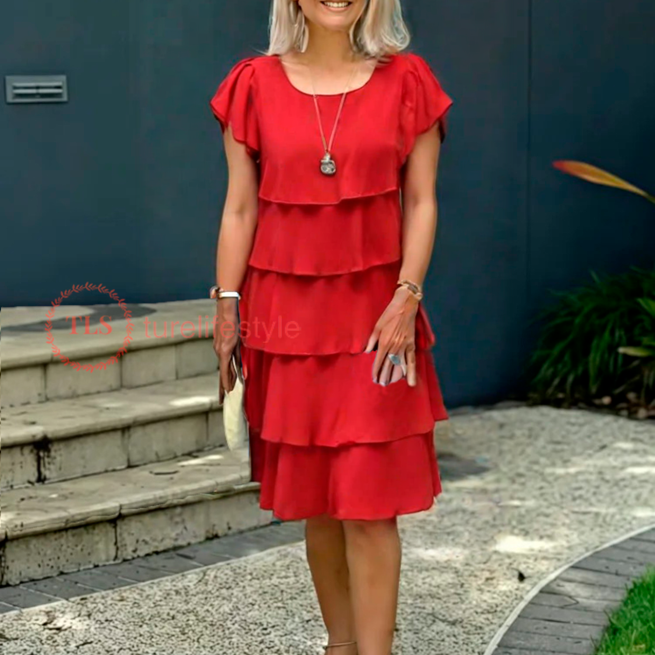 Ivona™ Rochie elegantă din sifon