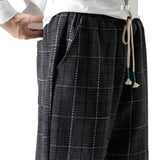 Kosei - Pantaloni confort din bumbac Negru