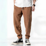 Jitsu™ - Pantaloni din catifea raiată Albastru