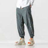 Shun - pantaloni japonezi confortabili Negru