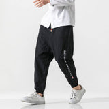 Shun - pantaloni japonezi confortabili Negru