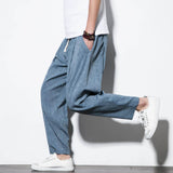 Yuko - Pantaloni confort ușori Albastru
