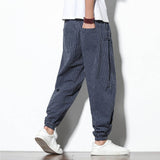 Tenshi - Pantaloni harem confort Negru