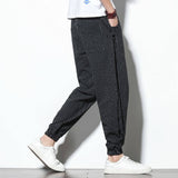 Tenshi - Pantaloni harem confort Negru