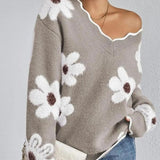 Aniela™ Pulover Cashmere Bloom
