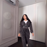 Zara™ Set Elegant Speed Top și Pantaloni