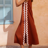 Teresita - Loose Side Slit Maxi Dress