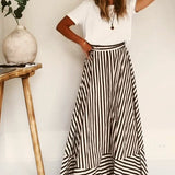 Candace - Elegant Flowy Strapless Maxi Dress