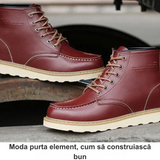 PAUL | Cizme cu căptușeală din lână +6CM +8CM +10CM