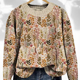 Glisora™ | Pulover floral confortabil