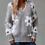 Aniela™ Pulover Cashmere Bloom
