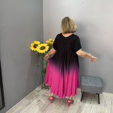 Alessia™ Rochie maxi italiană cu efect tie-dye