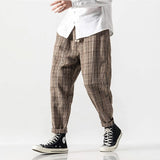 Kosei - Pantaloni confort din bumbac Negru