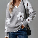 Aniela™ Pulover Cashmere Bloom