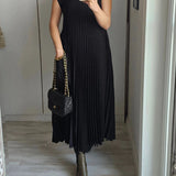 Amelia™ Rochie plisată fără mâneci
