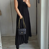 Amelia™ Rochie plisată fără mâneci